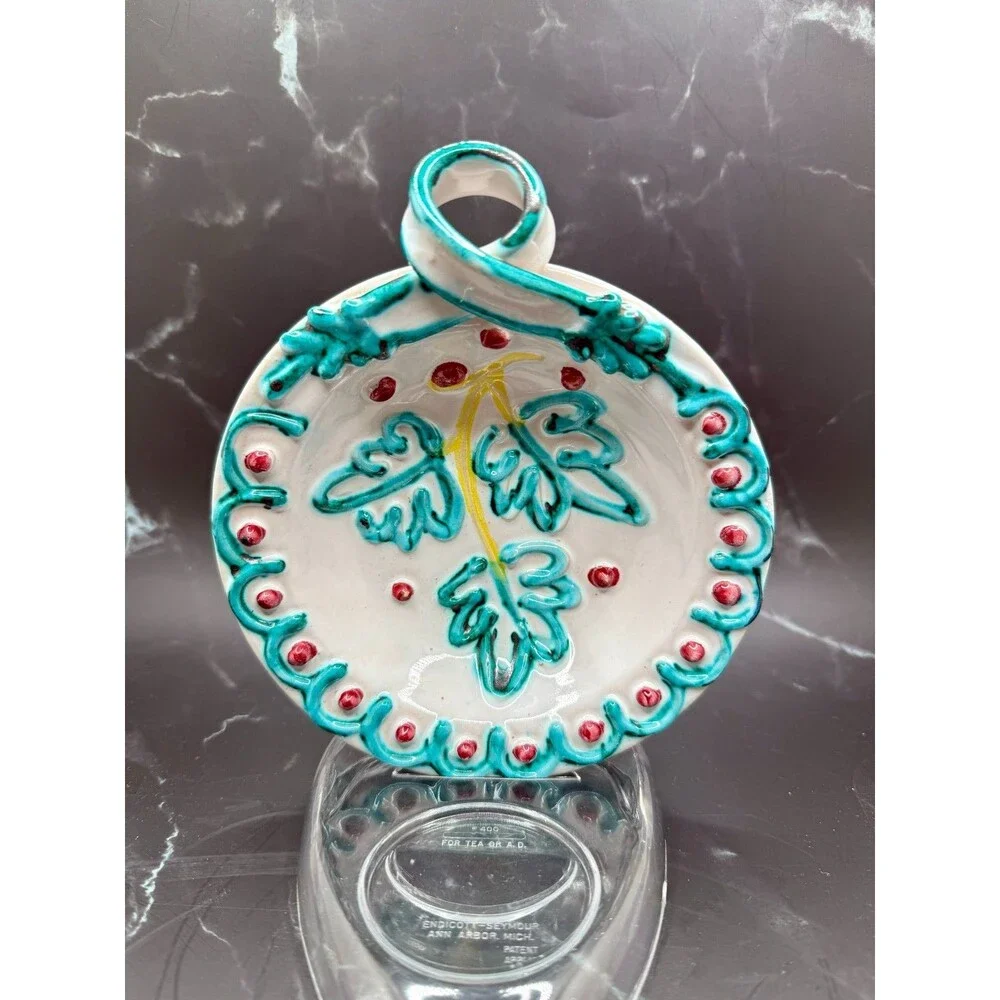 Fratelli‎ Fanciullacci Pottery Ceramic Candy/Nut Bowl Dish Italy